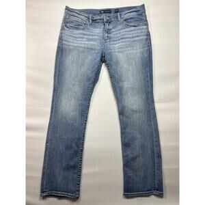 BKE Buckle Men's Jake Straight Leg Blue Denim Jeans - Size 38x30
